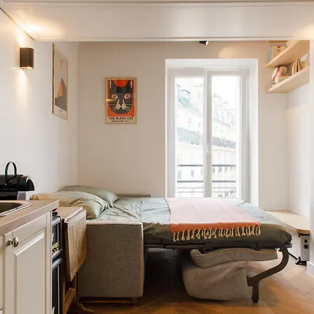 Pleasant 1bd Duplex For 4 Batignolles Daire